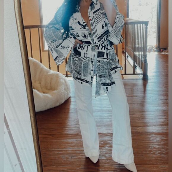 Newspaper printed top - Picture 6 of 10